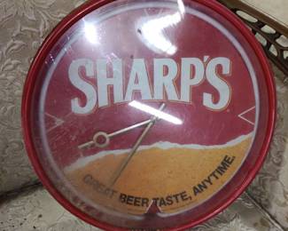 Sharps beer sign