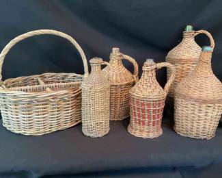 Bottles Of Wicker