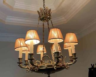 Brass Chandelier 