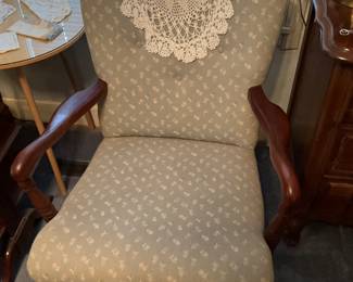Antique rocking chair - master bedroom 