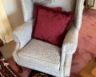 Living room chair & small stool