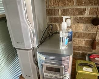 Panasonic CD changer & speakers