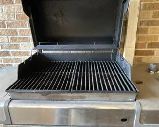 Inside of Weber grill