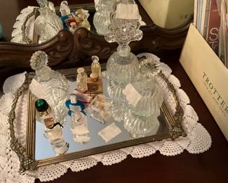 Items on dresser in master bedroom