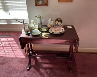 Table in living room