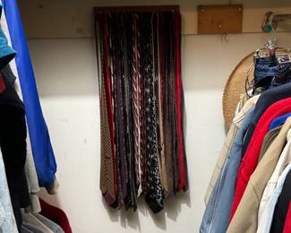 Closet in master bedroom