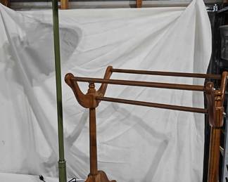 Floor Lamp Quilt Stand