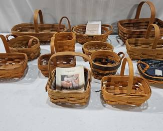 Longaberger Smsll Basket Lot