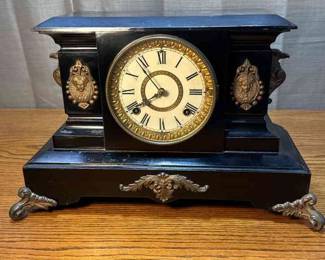 Ansonia Clock Co Mantle Clock All Steel