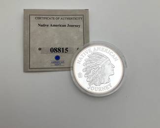 Native American Journey Proof Commemorative Coin