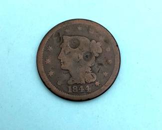 1844 US Large Cent