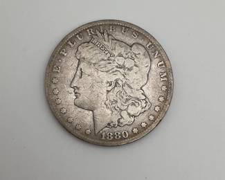 1880-CC US Morgan Silver Dollar
