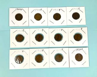 Philadelphia Mint Lincoln Head Wheat Reverse Cents