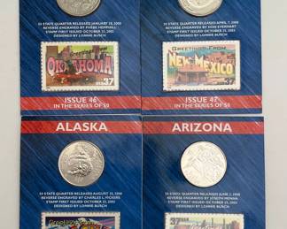 (4) Uncirculated 50 State Quarters