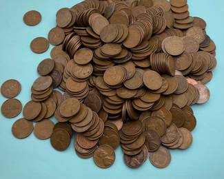 (500) Wheat Cents