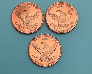 1 Oz. Copper Rounds