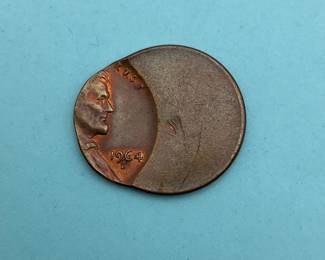 1964-D Lincoln Cent 55% Off-Center Strike