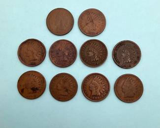1880s Indian Head Cents