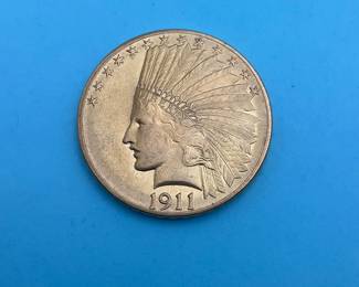 1911 US Gold $10 Indian