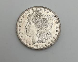 1885-O US Morgan Silver Dollar