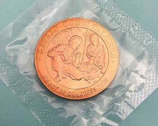 Navajo Code Talkers US Mint Congressional Medal