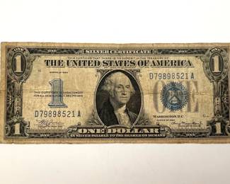 1934 Blue Seal $1 Silver Certificate