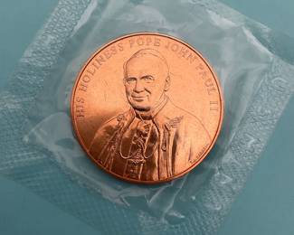 Pope John Paul II US Mint Congressional Medal