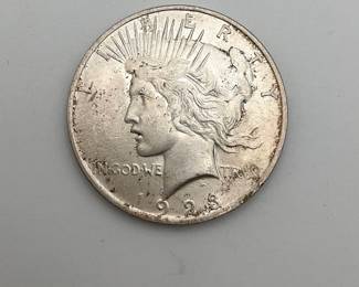 1923 US Peace Silver Dollar