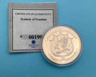 US National Anthem Proof Commemorative Coin