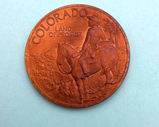 1976 Colroado Centennial/USA Bicentennial Commemorative Medal