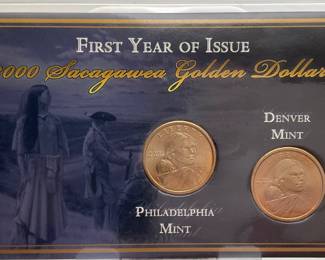 2000 Uncirculated Sacagawea Golden Dollars