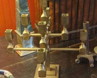 GUSUM/SWEEDEN BRASS CANDELABRA