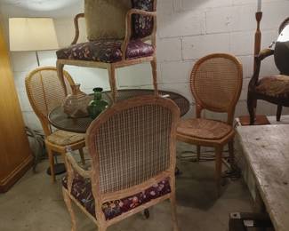 FAUX BAMBOO CHAIRS