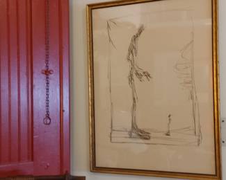 GIACOMETTI LITHOGRAPH 1960's