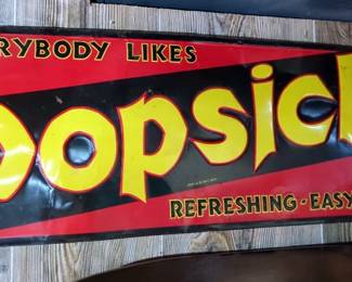 Vintage Metal Signs Including Kayo, Sunshine Special, Popscicle, And Metal Ice Cream Parlor Flavor List, Total Qty 5