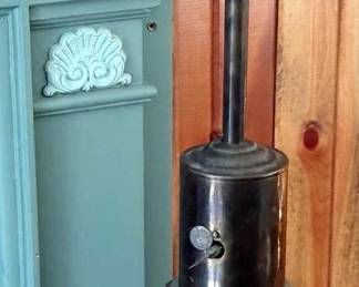 Antique Economical Salter's Clockwork Fireplace Roasting Jack With Mounting Bracket