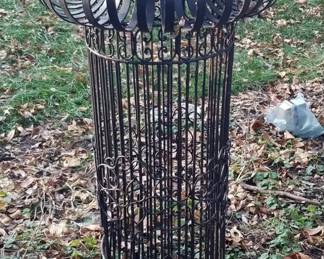 Metal Hanging/Freestanding Birdcage, 54" Tall