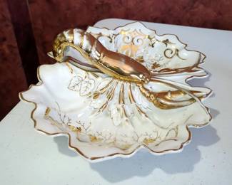 Ceramic And Metal Shellfish And Fish Decor Assortment, Includes Wall Hangers, Porcelain Serving Bowl, Trinket Box, And More