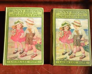 Antique And Vintage Book Collection, Includes Laura Lee Hope, Carolyn Keene, Margret Sidney, And More, Qty 19