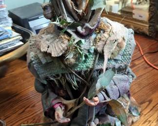 P. Guest Figurine Titled Forest, 21" Tall