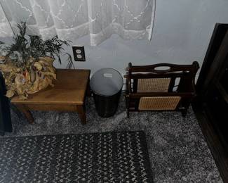 SIDE TABLES AND MAGAZINE RACK