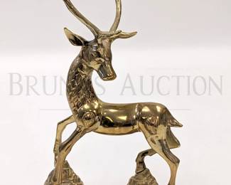 VINTAGE BRASS STAG DEER
MADE IN KOREA