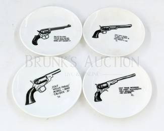 (4) COLT GLASS DISHES