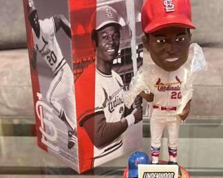 Lou Brock Lindenwood Bubblehead