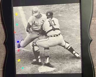 8 X 11 Photo Of Lou Brock In Blackandwhite