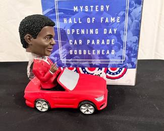 Lou Brock Mystery Hall Of Fame Opening Day, Car Parade, Bobble Head