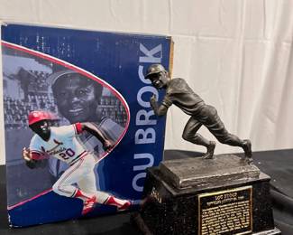 Lou Brock Miniature Statue