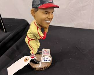 Stan Musial Signed Bobble Head 