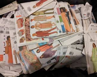 Simplicity, McCall, Vogue, and Butterick Patterns