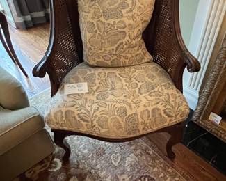 Hickory White Double Cane Chair. $750